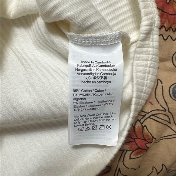 NWT Crewcuts Girls Ivory Ruffle Tank Top Medium - Picture 4 of 4